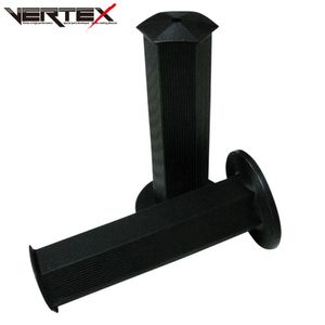 六角グリップ 6角 ヘキサゴングリップ ブラック 全長125mm 22.2mmハンドル用 汎用 XJR400