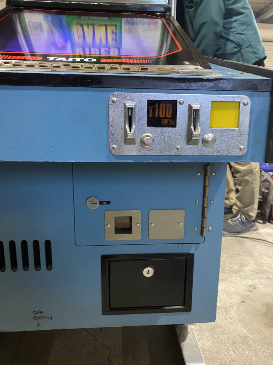 1円～祭り タイトー ゲーム機 筐体 MB ゲーム椅子セット 学園長の復讐