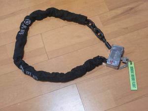 自転車 バイク チェーンロック 頑丈 極太 鍵 ワイヤーロック 盗難防止 マウンテンバイク