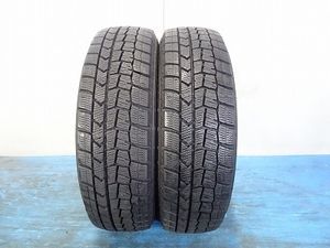 ダンロップ WINTER MAXX WM02 155/65R13 73Q★8分山 2022年製 2本価格 スタッドレス【福