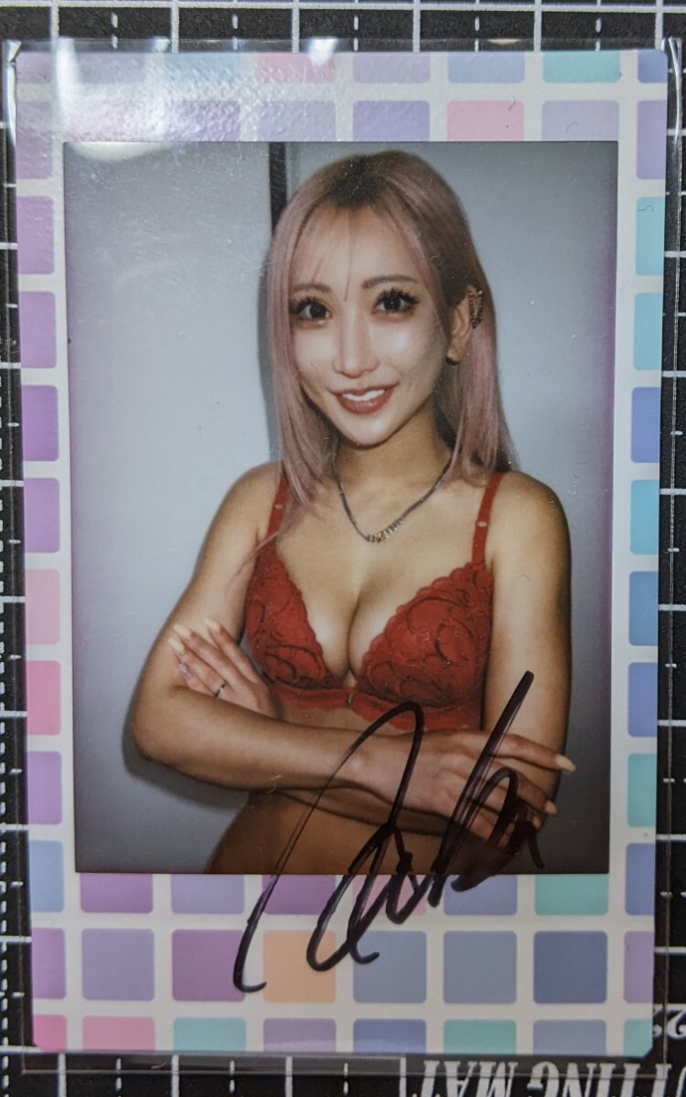 AIKA 直筆サイン入りチェキ 特典 現場チェキ AV女優 ギャル (サイン
