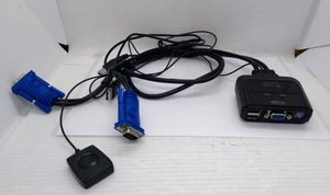 ●　コレガ CG-PC2KVMNC　パソコン2台対応 USB PS/2 無線マウス対応 ボタン切替可能