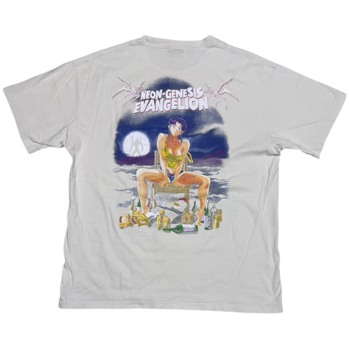 新春スペシャル 新世紀エヴァンゲリオン エロ ミサト Tシャツ XL AKIRA 