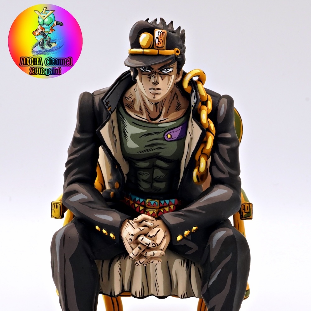 ジョジョの奇妙な冒険 空条承太郎 フルリペイント フィギュア 二次元