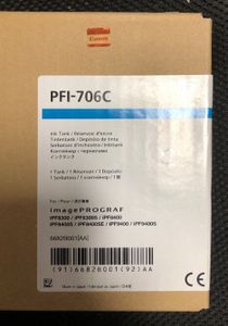 未使用/CANNON/大判インクジェットプリンター用純正インク PFI-706C シアン
