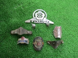 自転車 エンブレム 川村産業 KAWAMURA マスコット　ヘッドバッジ マーク アンティーク ビ