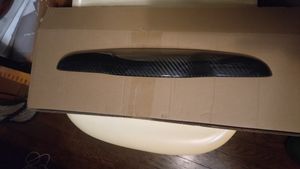 アバルト500 フィアット500 北米仕様　リアゲートハンドルカバー　リアルカーボン