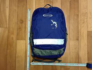 【送料込】モンベル 子供用デイパック ゲッコウパック 青 12～15Lくらい キッズ 中古