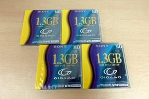SONY 1.3GB MOディスク GIGAMO 4枚 未使用 即決