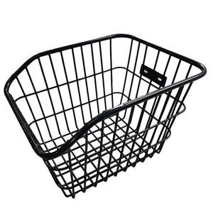 エナジープライス リアバスケット ブラック 自転車 リアバスケット・後ろカゴ