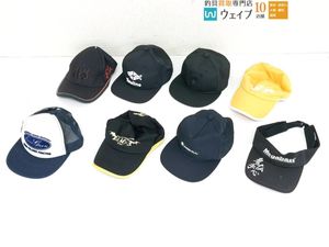 ツリノ・ジャッカル・メガバス・エバーグリーン 等 キャップ 計8点 帽子セット