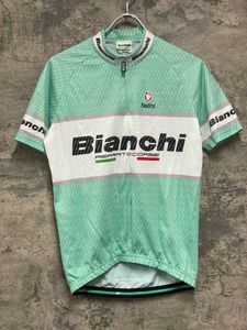 JT904 ナリーニ Nalini ビアンキ Bianchi 半袖サイクルジャージ チェレステ M 汚れあり