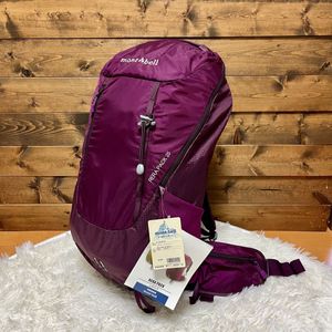 【未使用/タグ付き/レインカバー付き】モンベル レラパック 25 ラズベリー mont-bell バ
