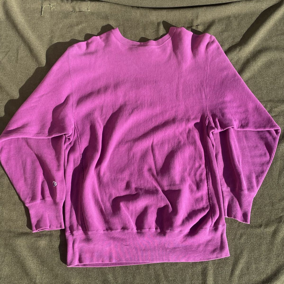 90s Champion チャンピオン リバースウィーブ パープル スウェット USA