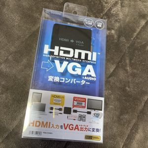 未使用 HDMI VGA 変換コンバーター サンワサプライ