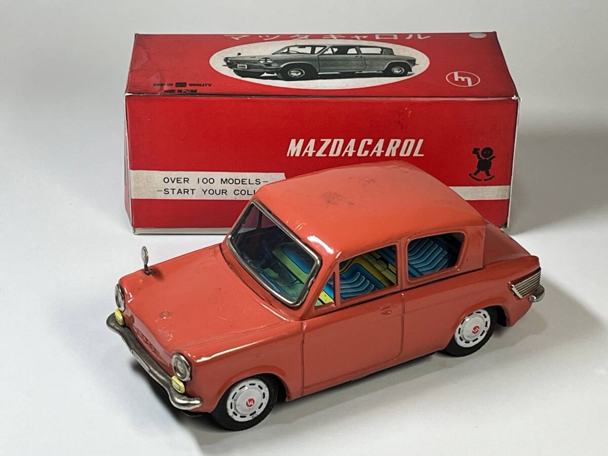★超希少★ イチコー マツダ•キャロル 600 ブリキ 昭和レトロ 当時物 バンダイ マツダ キャロル 旧車 国産車 アンティーク ブリキのおもちゃ