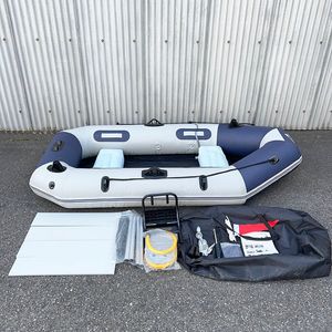 未使用品 Hill Stone ヒルストーン インフレータブルボート ゴムボート 3人乗り オール2