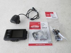 【走行テスト済み・良品】デイトナ MOTO GPS LASER バイク用ステー付き モトGPSレーザー