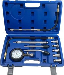 ガソリンエンジン用 コンプレッションゲージセット 0-300PSI 車 バイク用 コンプレッショ