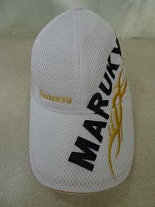 （K-9005）★中古品★　マルキュー　トライバルメッシュキャップ　ホワイト　L