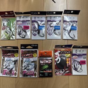 大量お得　タチウオフック　ジギング 鏡牙　 カルティバ ダイワ がまかつ