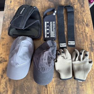 SIMMS キャップ プロテクター モンベルグローブ　ソウルズロッドベルト　キャップ セット