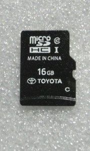 即決　トヨタ純正 　SDナビゲーションNSZT-W66T用地図SDカード 2021年秋版　送料込み