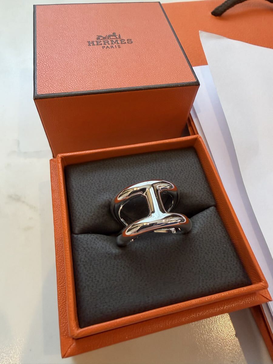 エルメス　オズモズ　60 新品未使用 HERMES エルメス OSMOSE オスモズ GM サイズ60 指輪 リング
