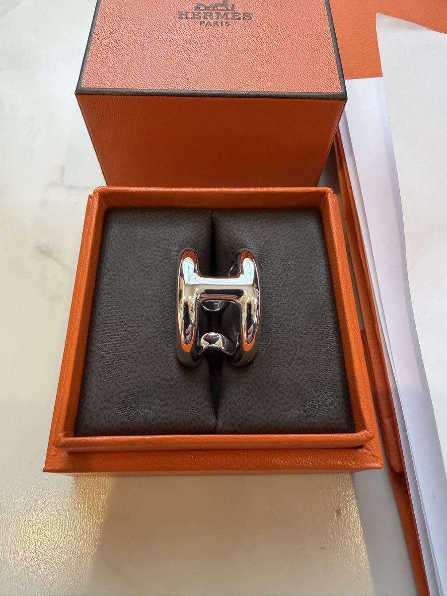 新品未使用 HERMES エルメス OSMOSE オスモズ GM サイズ60 指輪 リング