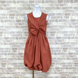 1円 ドレス traumereiトロイメライ ワンピース 38 オレンジ系 カラードレス キャバドレ