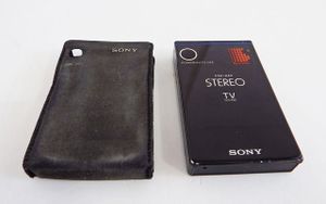 SONY/ソニー TV/FM/AM 3BANDS ポケットラジオ (SRF-15V) 昭和レトロ/ポータブルラジオ 音