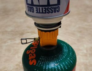 アウトドア★CB缶からOD缶 詰め替えアダプターセット（ODからODも可）★口金変換アダプタ