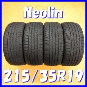 ◆送料無料 A2s◆ 215/35R19 ■ 85Y XL ■ Neolin ■ Neosport ◇ 夏４本 ◇ 2024年製 左