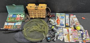 ★コレクター必見！！ 当時物 現状品 シマノ ダイワ 等 網 リール 他 釣り具 まとめ売り