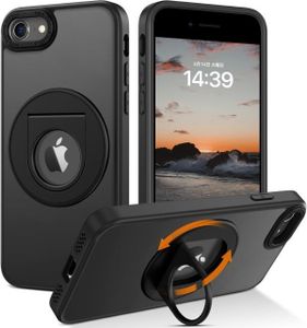 【RG1】iPhone7/8 SE2 SE3対応 MagSafe対応リングスタンドケース