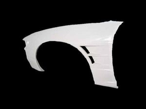フロントフェンダー ツインダクト 片側+20mm FRP製 シルビア S13 交換タイプ ワイドフェ