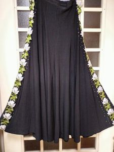 社交ダンス スカート 黒