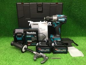 未使用品 makita マキタ 40Vmax 2.5Ah 充電式 ドライバドリル DF001GRDX ※バッテリ2個・