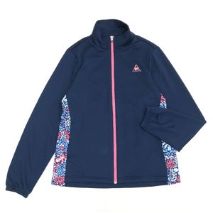 le coq sportif ルコック 吸水速乾 ドライ ジャージ ジャケット L 濃紺 ネイビー トラッ