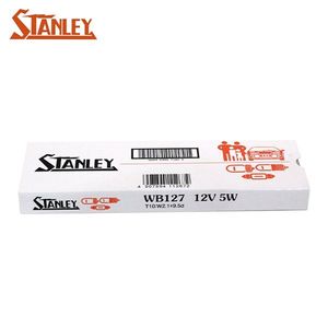 スタンレー バルブ 10個入り T10 W2.1×9.5d シングル球 12V5W クリア WB127 メーター球
