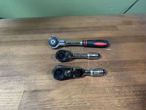 送料無料 ラチェットハンドル sk11 スイベル ショートラチェット 3本 工具