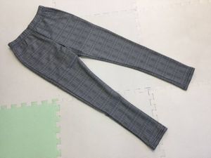 Dウ0178 新品【裏起毛あったかレギンスパンツ】サイズ M /グレンチェック/防寒/ レディー