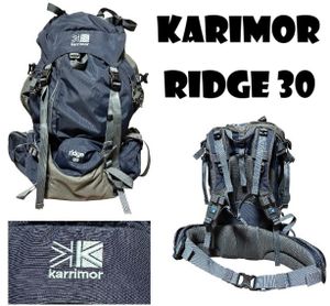 新品同然カリマーKarimor/RIDGE30★リュック★チャコールｘブラック★33x60x29