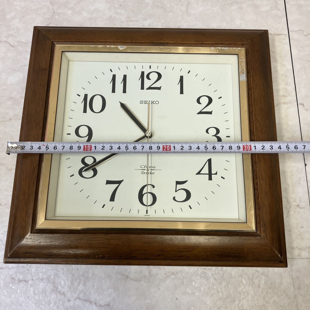 Seiko 掛け時計 ヴィンテージ 昭和レトロ 80年代 80s quartz 壁掛け時計 掛け時計 SEIKO セイコー レトロ 昭和レトロ 現状品