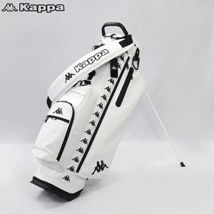 １円★Kappa カッパ ゴルフ KP-CB0002 スタンド キャディバッグ（ホワイト）8.5型 メンズ