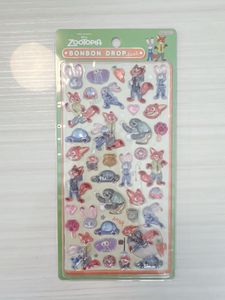 国内正規品★ ズートピア ボンボンドロップシール 第二弾 Disney サンスター文具