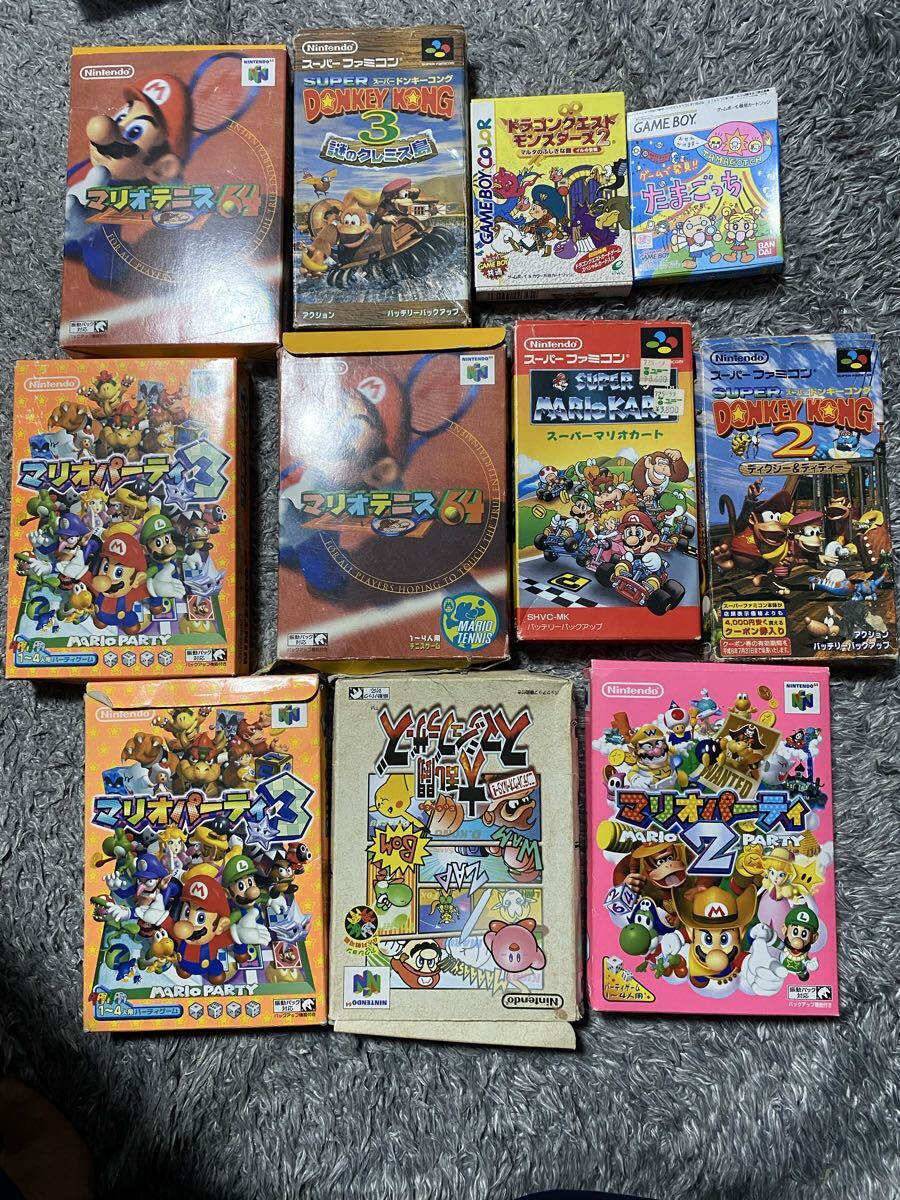 ゲーム ソフト 11個まとめ NINTENDO64 スーパーファミコン