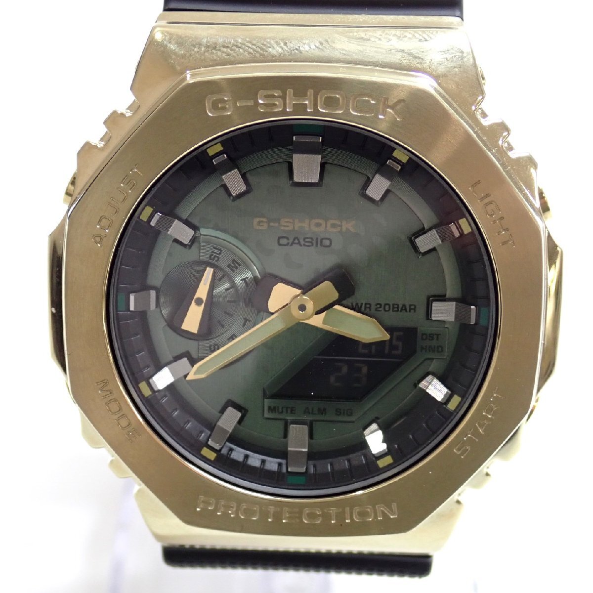 dショッピング 1円 保/箱付 稼働 良品 カシオ Gショック GM-2100 QZ 
