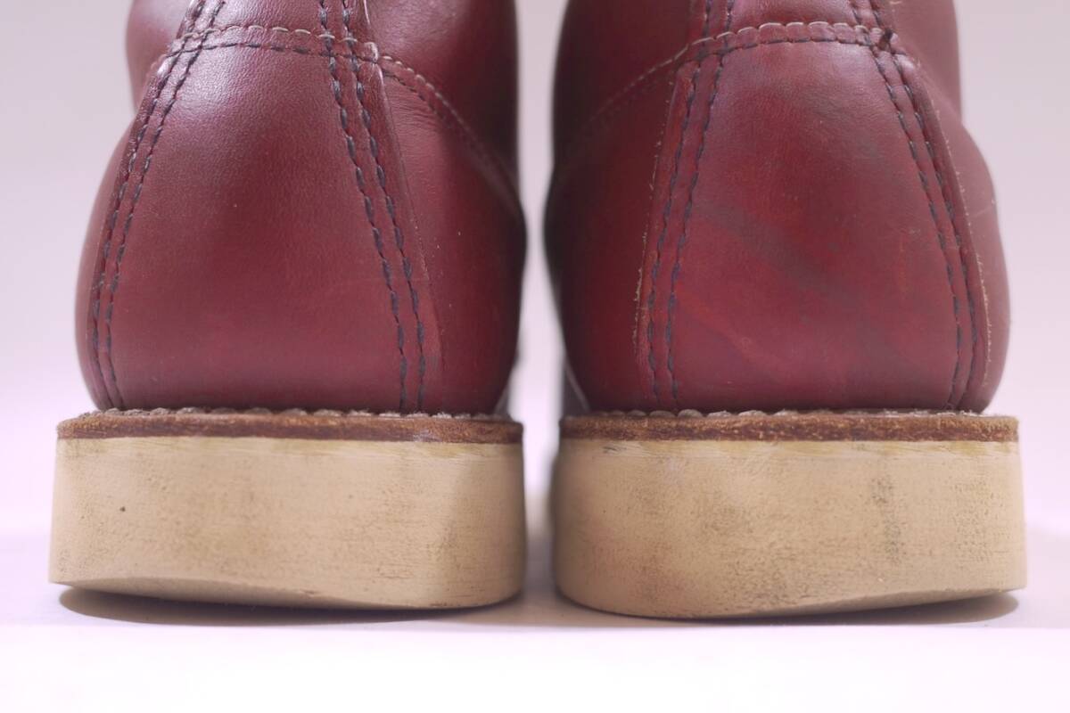 極上革質 REDWING 四角犬タグ/99年製オリジナル 初期 8875 6.5E 赤みの