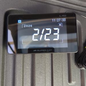 ユピテル A52 L40 yupiteru レーダー GPSレーダー探知機 スピードメーター メーター 時計
